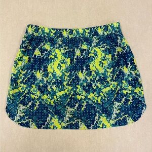 Slazenger Golf Skirt Skort Women's L Blue Built In Shorts Athletic